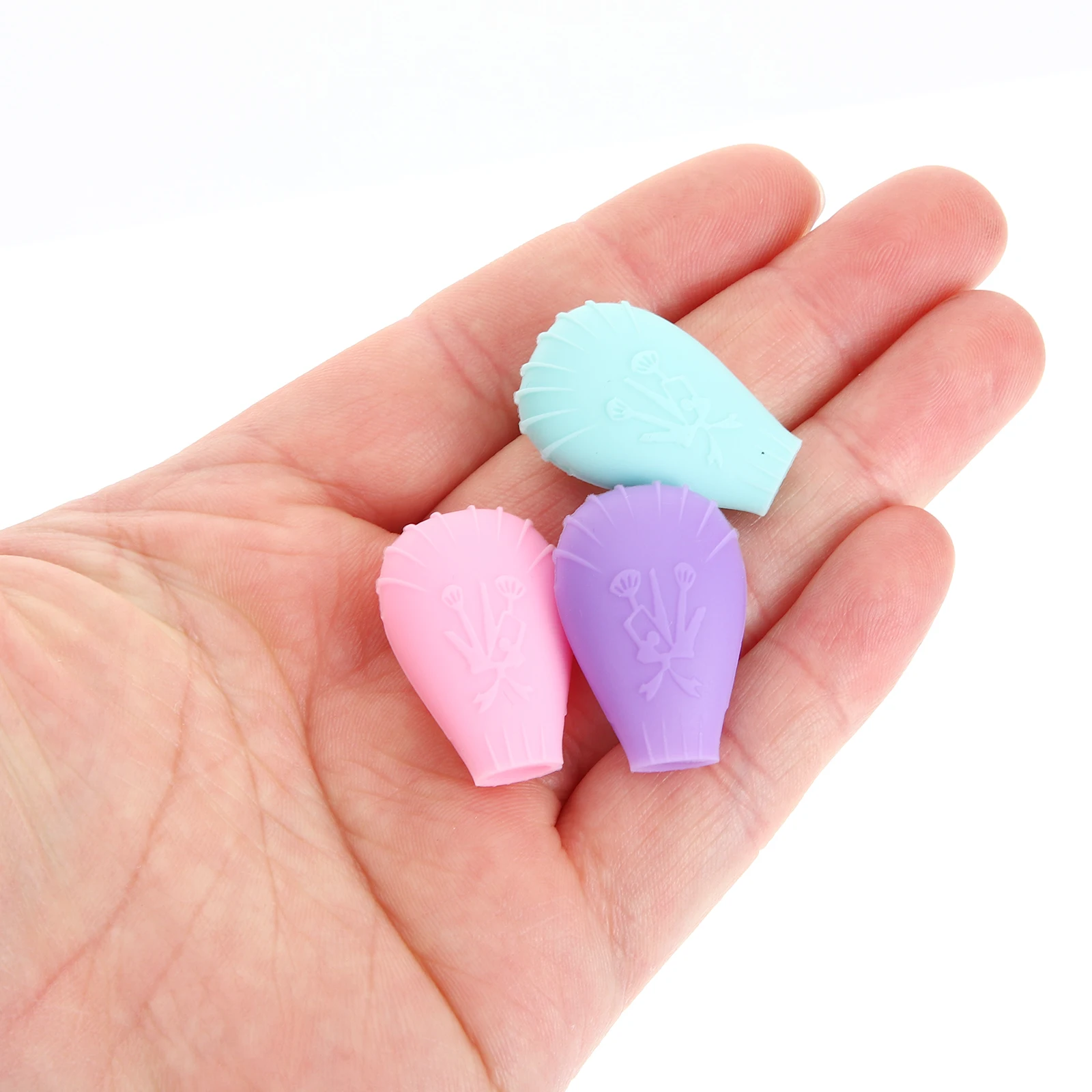 

3 Pcs Makeup Brush Dust Cover Travel Brushes Head Covers for Protector Cap Tool Protective Set