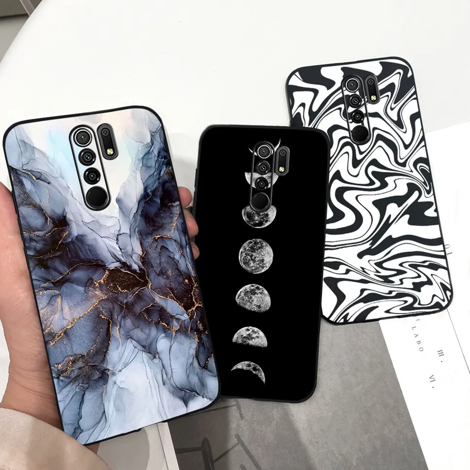 For Xiaomi Redmi 9 Case Cute Cartoon Child\'s Cover TPU Phone Case For Xiomi Redmi 9 Redmi9 Soft Case Matte Soft Silicone Coque