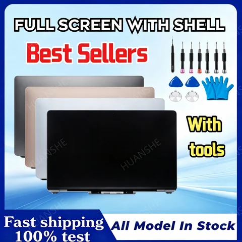 New LCD Full Screen Component A2337 A2338 A2681 Suitable for MacBook Air Pro 13 inch M1 M2 Display Panel Replacement