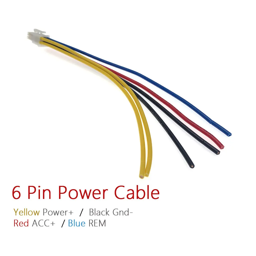 4 6 Pin Car Amplifier Power Speaker Input Cable For Pioneer TS-WX200A TS-WX75A TS-WX505A TS-WX22A TS-WX33A TS-WX44A TS-WX707A view 4