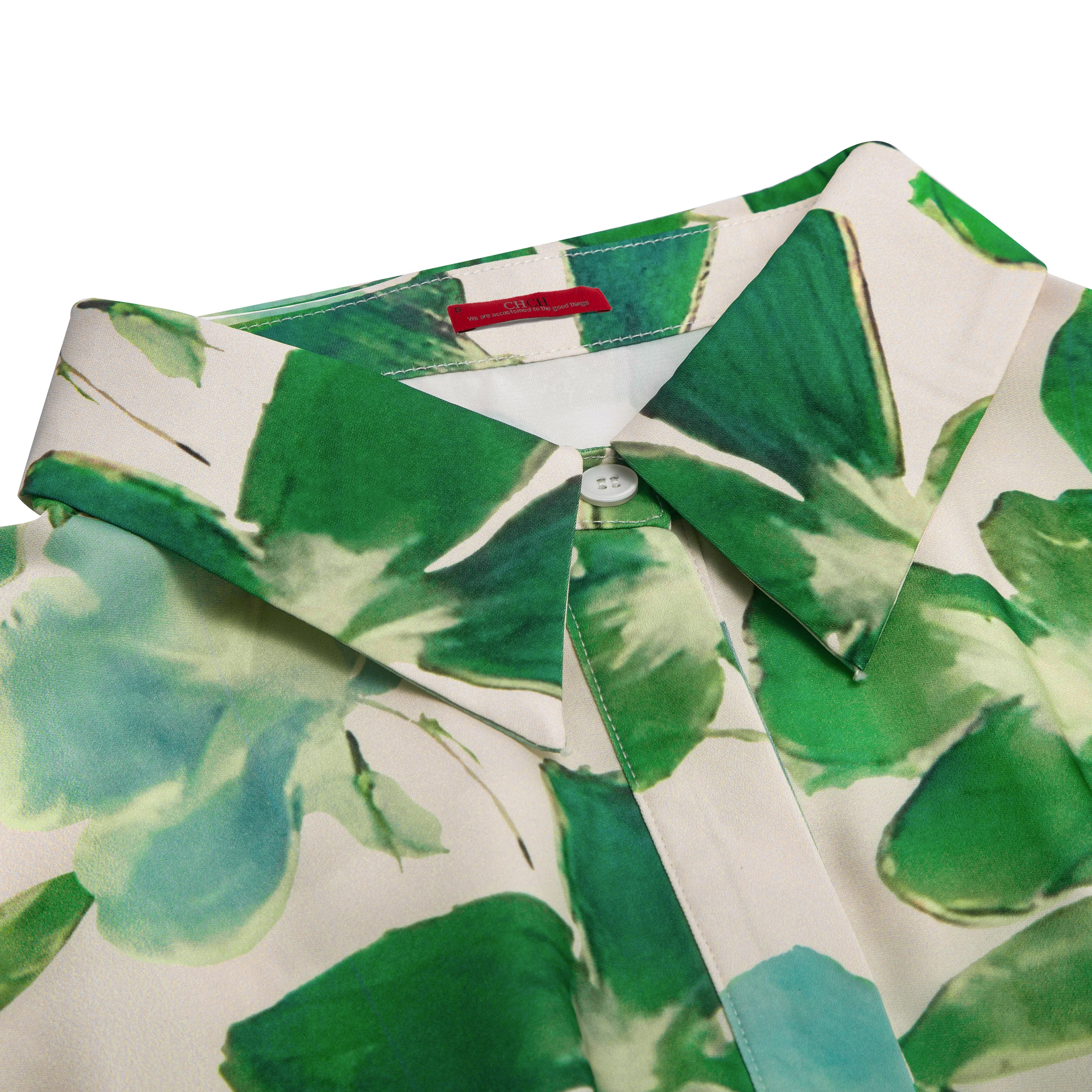 فستان CHCH النسائي الأنيق ذو الألوان المقسمة والخصر فساتين أنيقة بجيوب نسائية فستان ميدي موضة مكتب سيدة #5