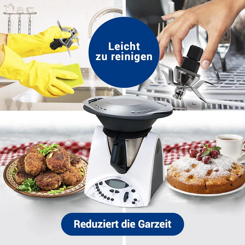 ملحقات قطع غيار سكين الخلط لثيرموميكس ، شفرة بديلة ، 4 شفرات وختم ، معالج طعام ، Tm31