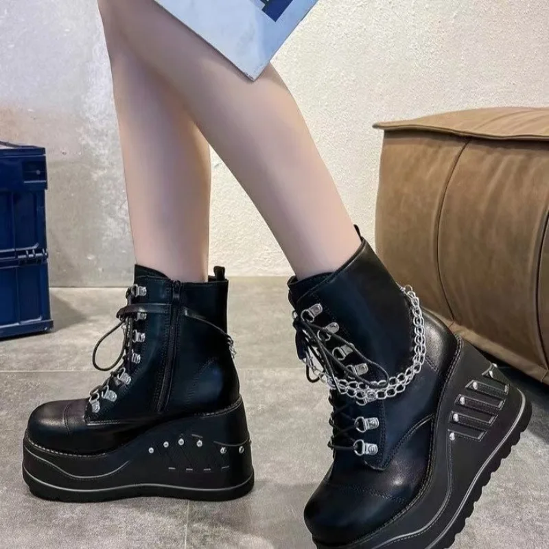 10CM New Gothic Style Platform – Women Shoes Ksa recenzja i cena