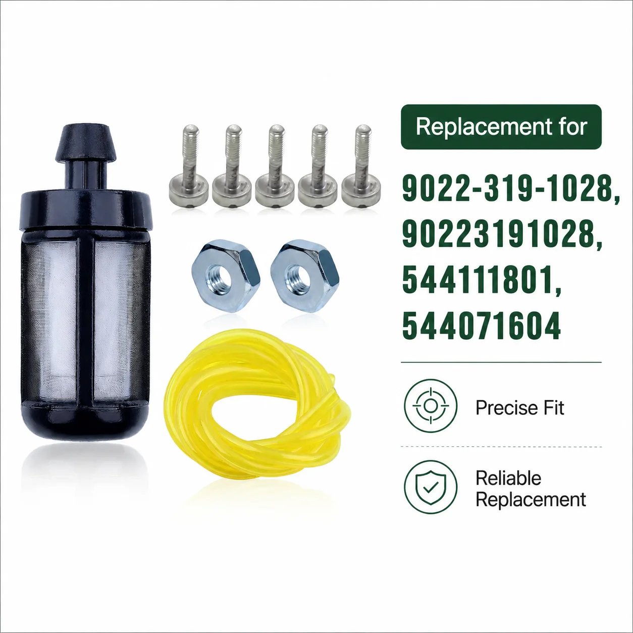 Cover Screw Fuel Line Kit Air Filter Buffer Bumper Spike Bar Nut Stud For Stihl MS231 MS231C MS251 MS251C OEM 9022-319-1028 Tool