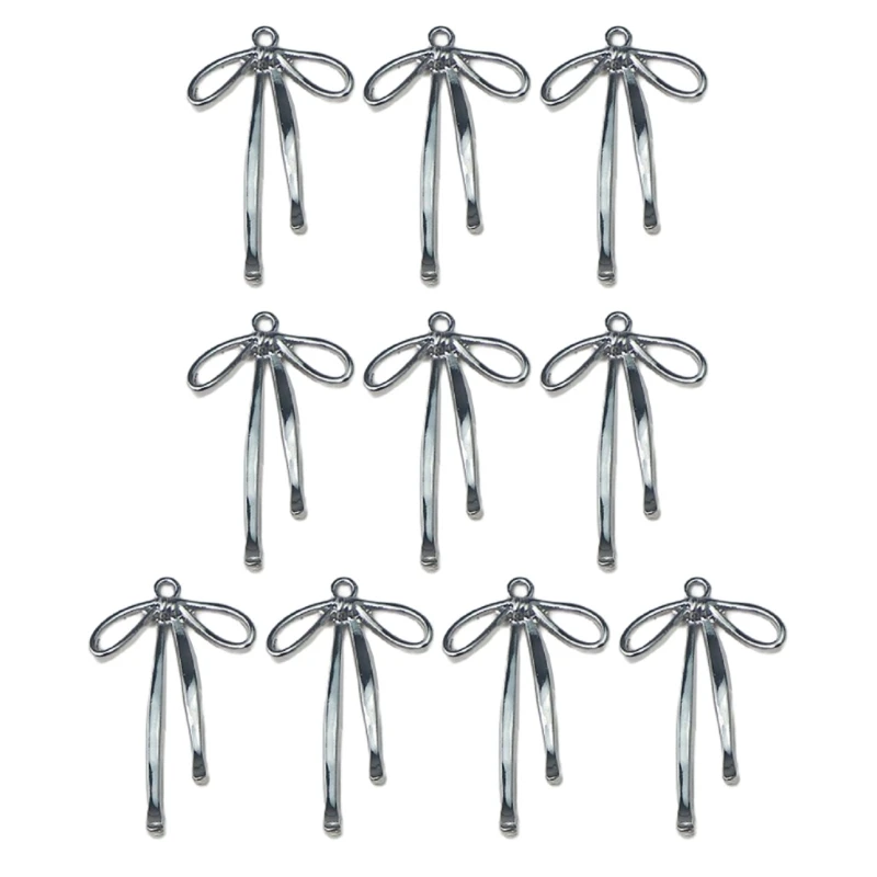 Beautiful Ribbon Bowknot Decoration Elegant Ribbon Bowknot Adornment Stylish Crafting Accessory for Jewelry Making