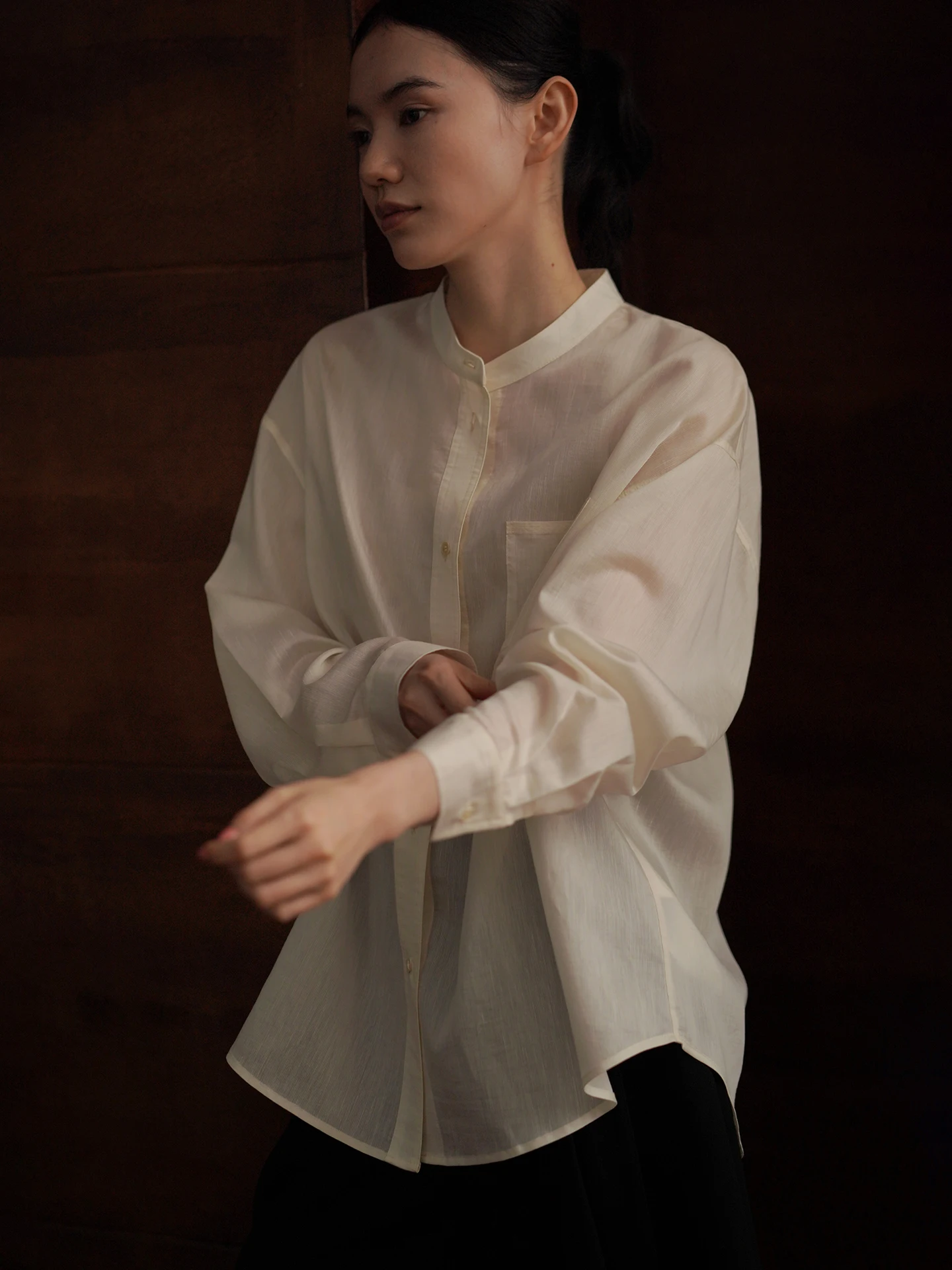 

Женская рубашка Hacikis Miss Soft Rylee с длинным рукавом, дышащая, повседневная, свободного кроя, из полиэстера, вискозы и лиоцелла