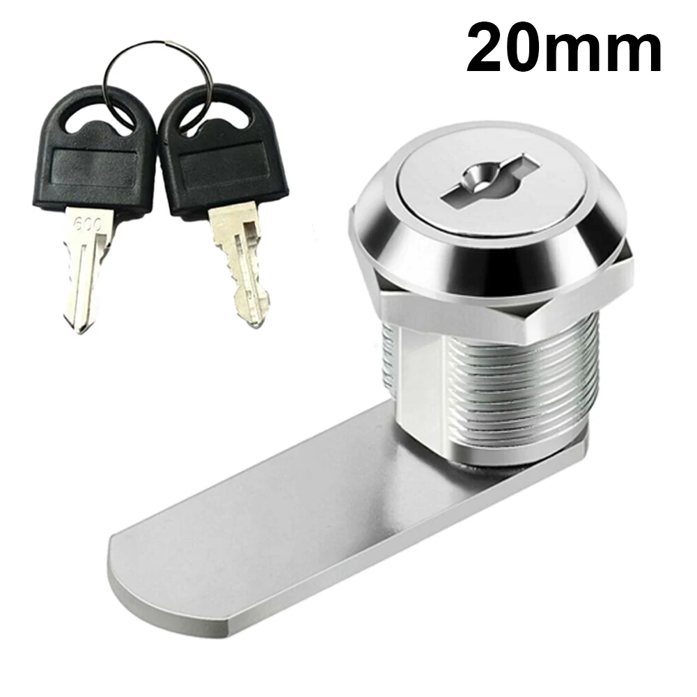 Cam Lock Security Lock 16-30mm Cam Lock Door Mail Box Furniture Locker 2 Key For Wood Metal Mailboxes Furniture