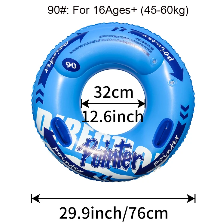 Aufblasbarer Doppelballon-Schwimmring, Strandspielzeug, Pool-Floats für Erwachsene, Schwimmschlauch für Pool