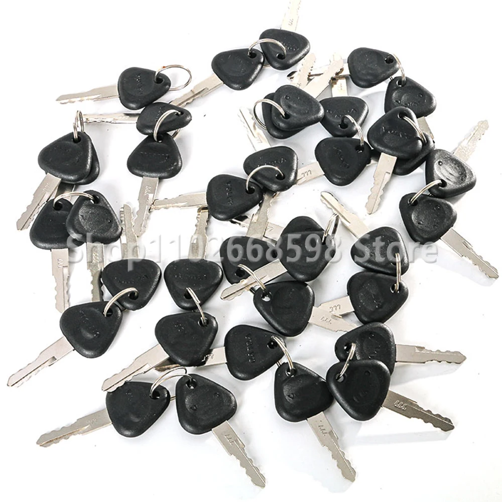 50Pcs 777 Ignition Key For EC55 60 140 210 240 290 360 Excavator Key