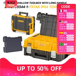 DEWALT TSTAK Tool Storage Box Long Handle Multifunctional Storage Organizer Double Layer Portable Plastic Tool Case DWST83344-1