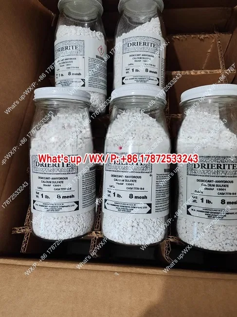 Original Imported Anhydrous Calcium Sulfate Indicator Desiccant 23001/24001/13001 from United States for Laboratory Use