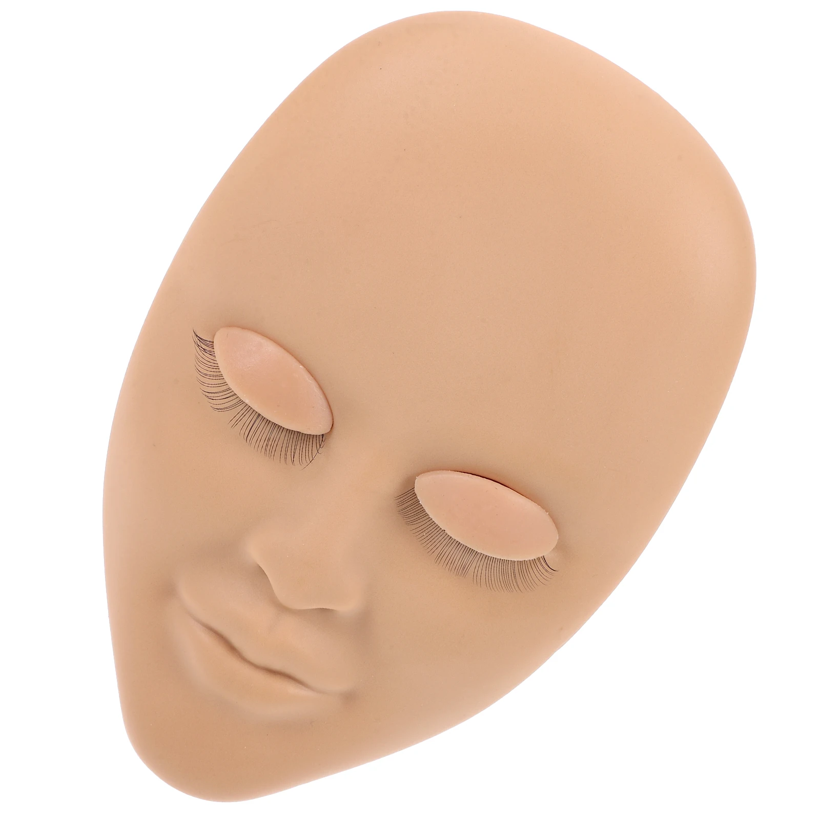 لاش عارضة أزياء رئيس رمش تمديد ممارسة التدريب رئيس ماكياج ممارسة الوجه للمبتدئين قابلة لإعادة الاستخدام لاش تمديد التدريب