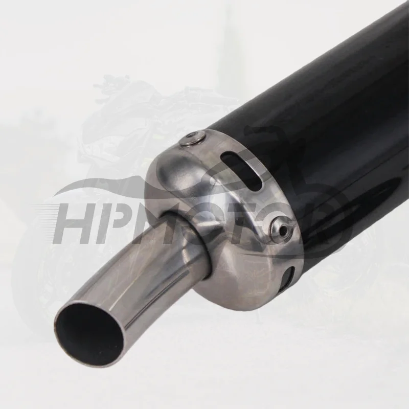 Universal 60x280mm Metal Motorcycle Racing Exhaust Muffler 2 Stroke for 50cc-250cc Street Scooter Motocross