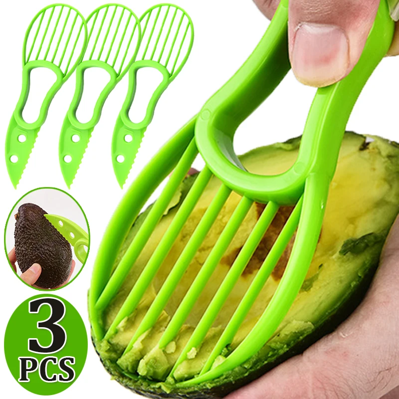 New Multifunction Avocado Slicer Fruit Peelers Pulp Separator Shea Corer Butter Pitaya Kiwi Cutting Knife Cutter Kitchen Tools