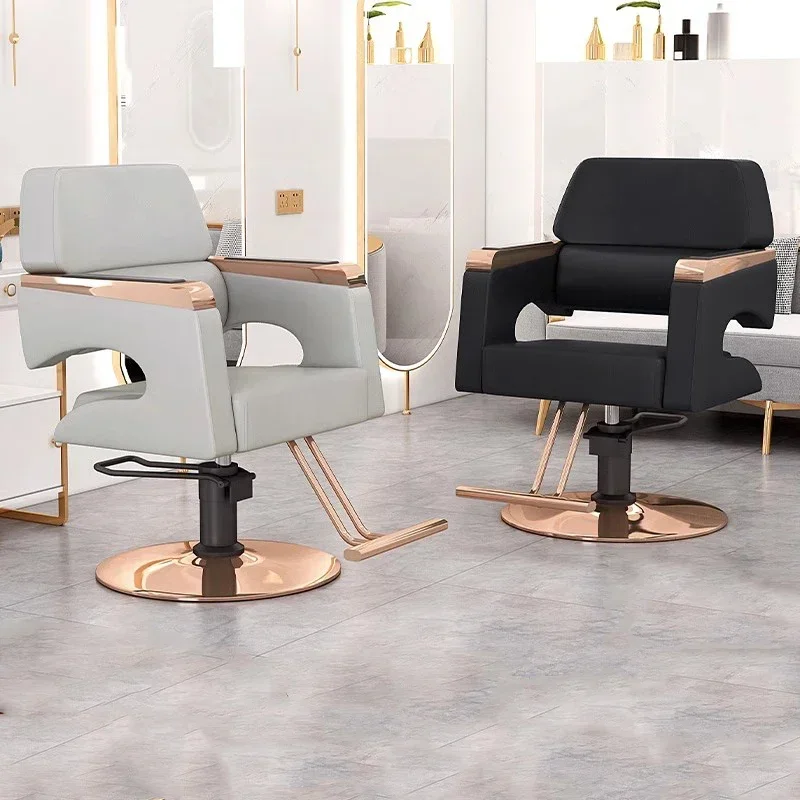 Design Trendy Barber Chair Esthetics Simple Modern Comfortable Barber Chair Nordic Luxury Silla Barberia Commercial Furniture