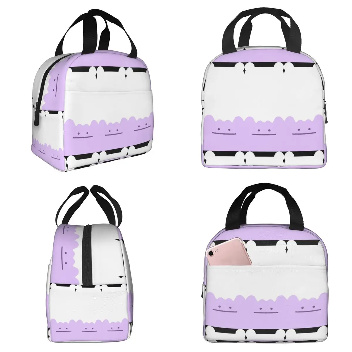 

Термосумка для обедов Ditto Face Ditto Fy Anything 22: Изолированная сумка-холодильник для детей, школьный термоконтейнер для еды, портативный ланч-бокс