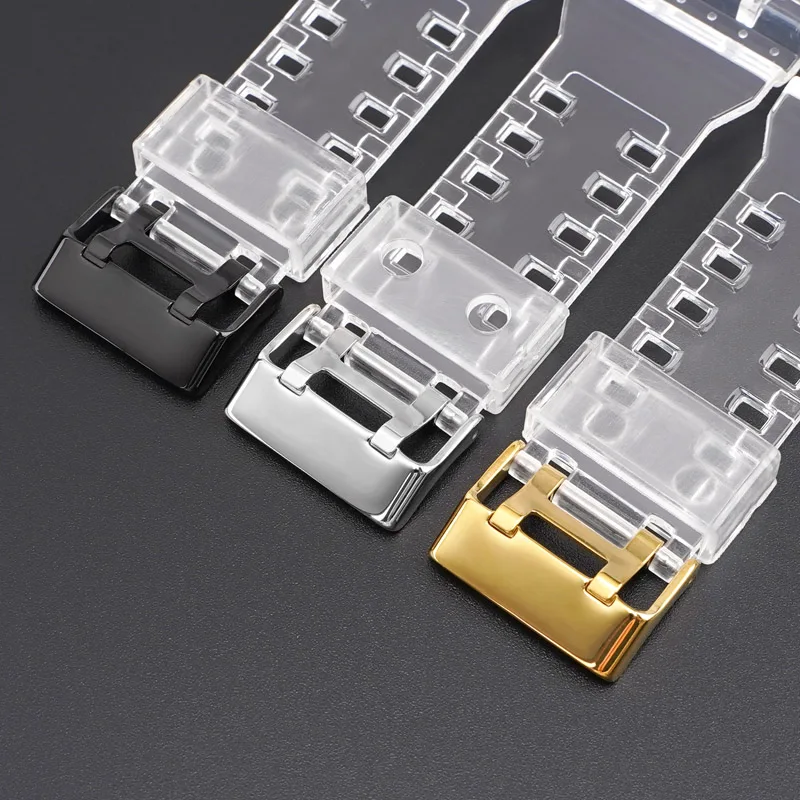 Watchband Strap For GAX-100 GW-8900 GLS-100 GA100 GA 110 120 150 200 300 400 700 GD100/110/120 Sport Transparent W