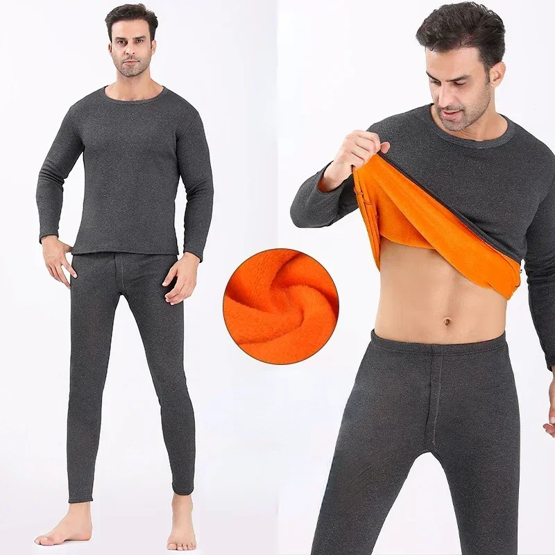 Thermal Underwear Sets for Men Winter Thermo Underwear Long Johns Winter Clothes Men\'s Underwears