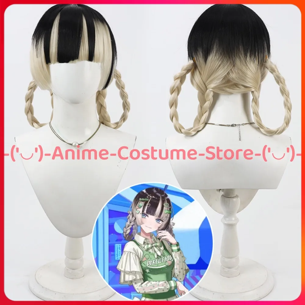 

Hololive VTuber Juuto Fuden Denden Косплей Парик Аниме Игровой Персонаж Хэллоуин Карнавальные Вечерние Парики Термостойкие Синтетические Волосы