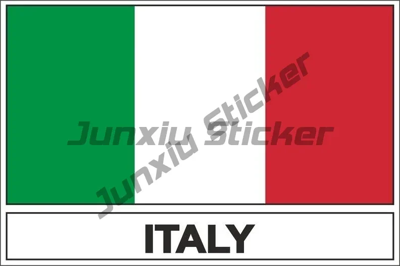 Italian Flag My Shield Emblem Coat of Arms of ITALY Country Code I Flag  Oval Shape Sticker Italian Torino Venezia Sicilia Decal