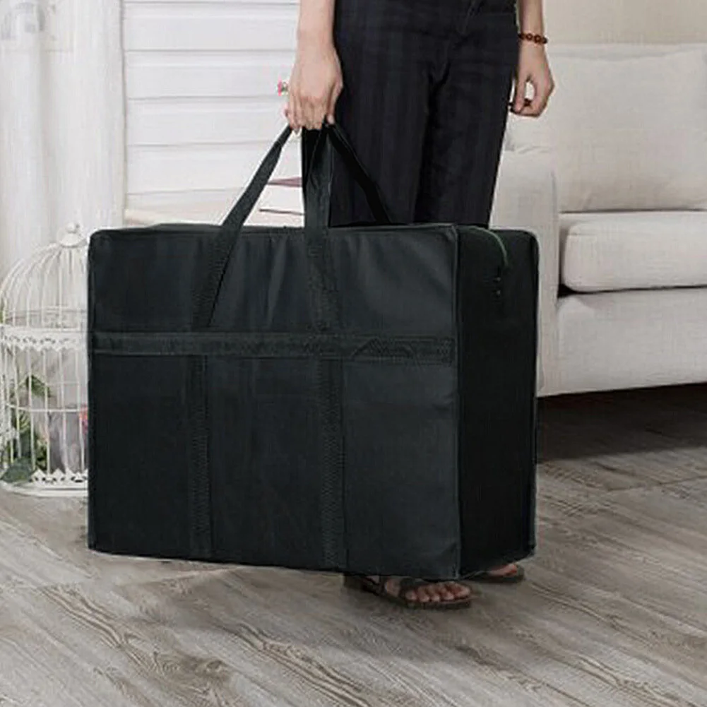 Großvolumige Aufbewahrungstasche aus strapazierfähigem Oxford-Stoff für Kleidung und Bettwäsche, Gartenmöbel-Abdeckung, Outdoor-Tasche