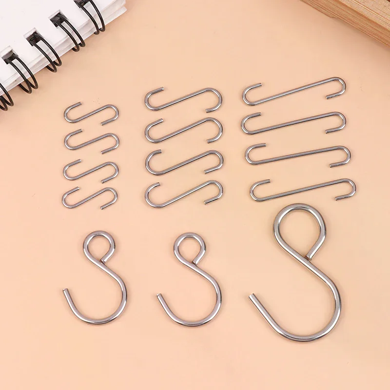 5PCS/SET 1/3 1/4 1/6 1/8 S Hook For Mini Doll Hands, Feet, Head Connection Hooks Doll Accessories