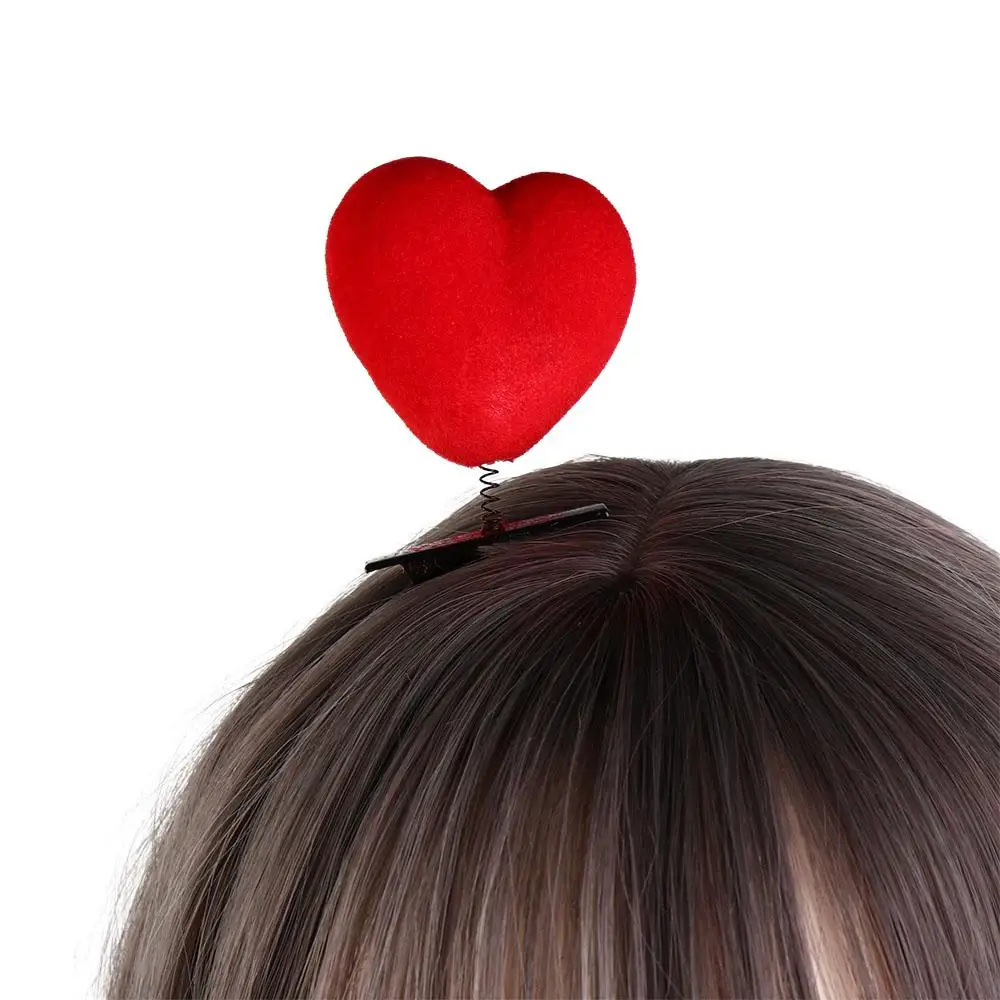 패션 강아지 오리 머리핀 토끼 플러시 치킨 바레트 헤어핀 헤어 액세서리 어린이용