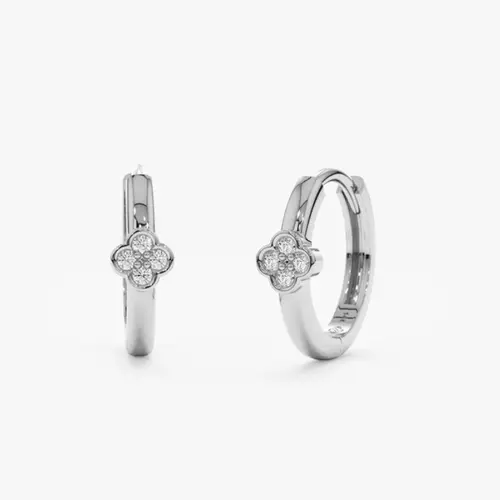 OXTAO Certified Moissanite Lucky Four-leaf Necklaces Earrings Bracelet for Women 100% S925 Silver Jewelry Accessory Sets - Image 48