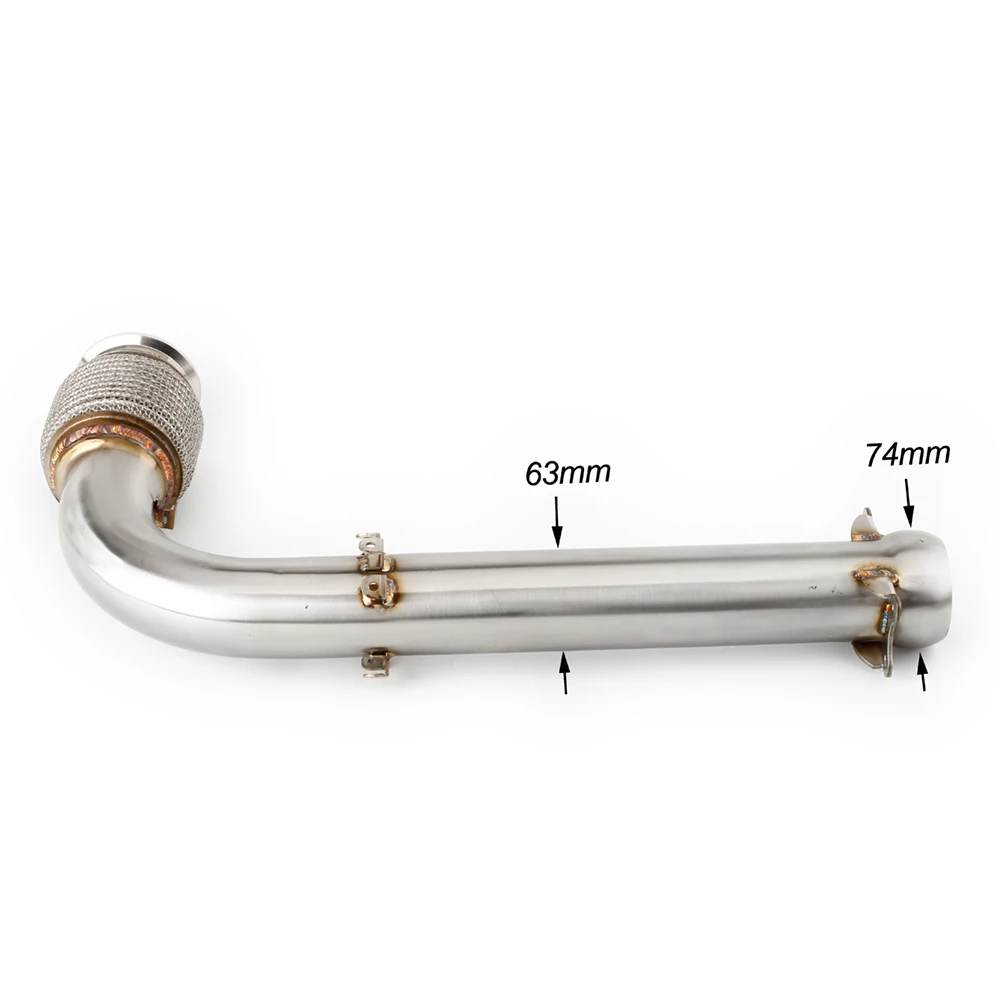 For Can Am Maverick X3 2018 to 2021 For Can-Am Maverick X3 Max / R / RR ATV Escape Motorcycle Exhaust Header Link Pipe Slip-on
