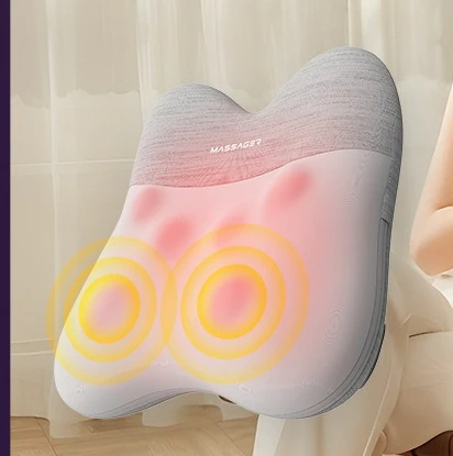 Customizable Waist Massager Waist Rest Neck Dual-purpose Back Massage Pad Household Multifunctional Hot Compress Shoulder and Ne