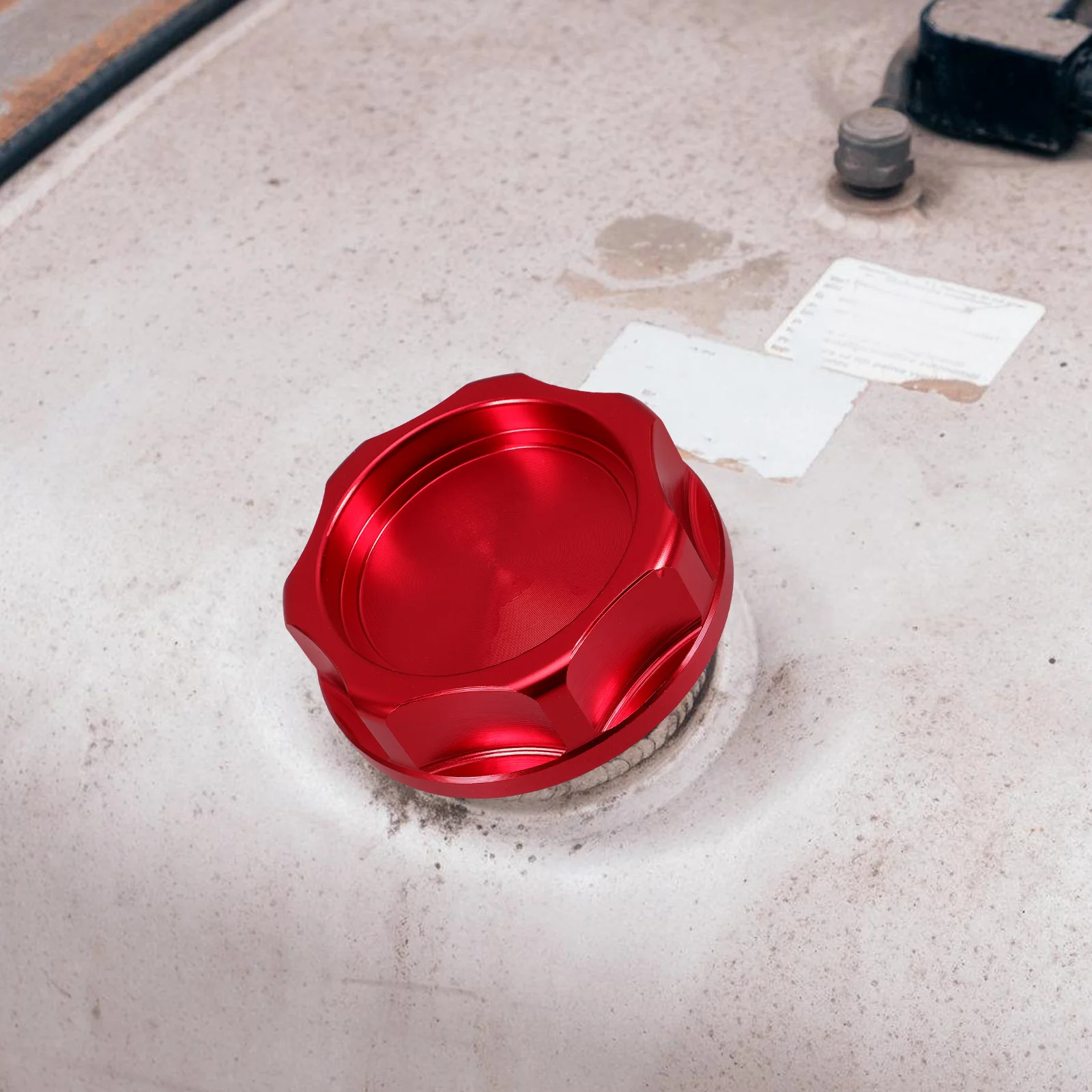 

Aluminum Alloy Oil Replacement Oil Lid Automotive Fuel Tank Cover Sturdy Accessory Vehicle Tank Cap Car Modified Part Fuel Cap