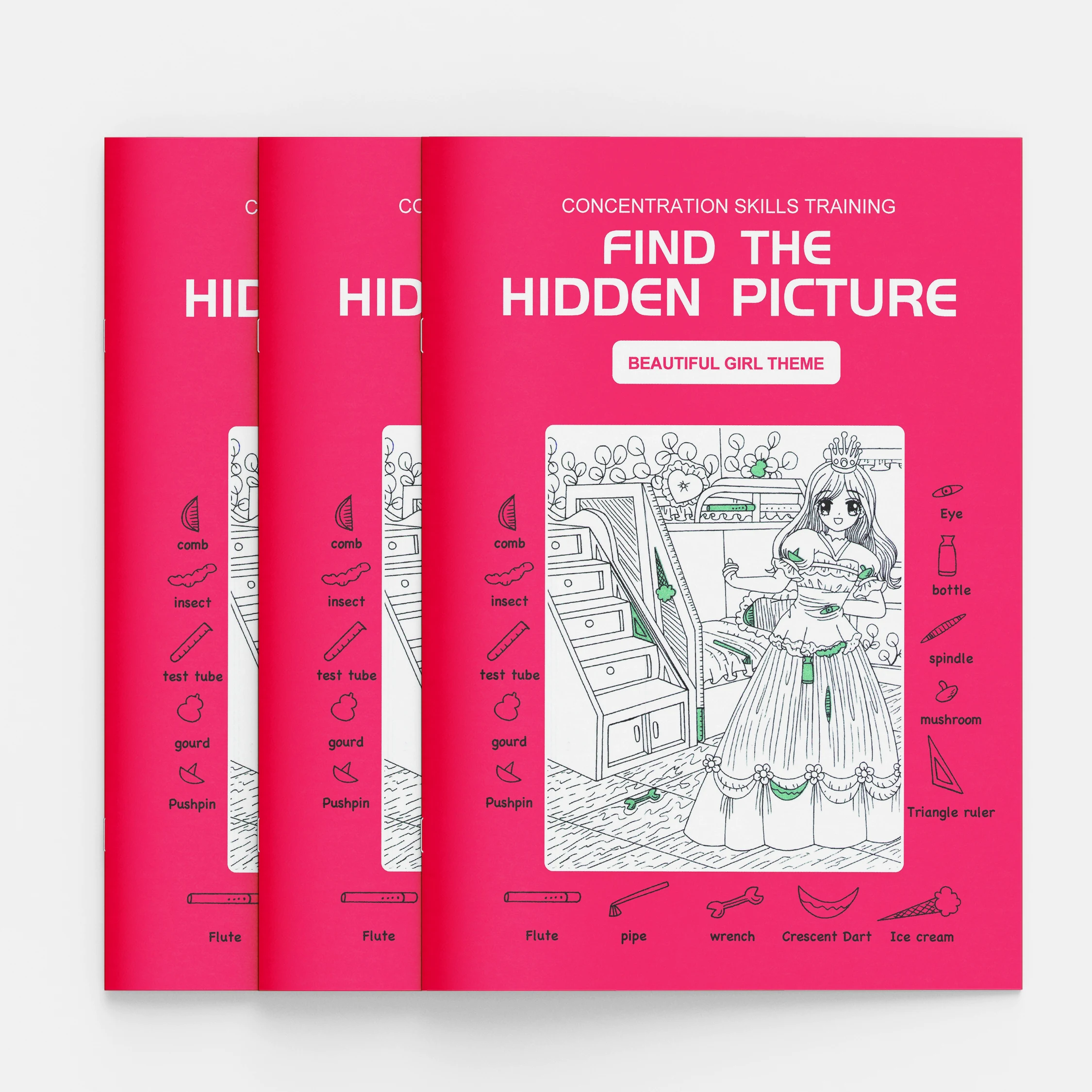 Pique Your Child's Imagination with this Delightful Hidden Objects Book - Ideal for Building Focus and Attention