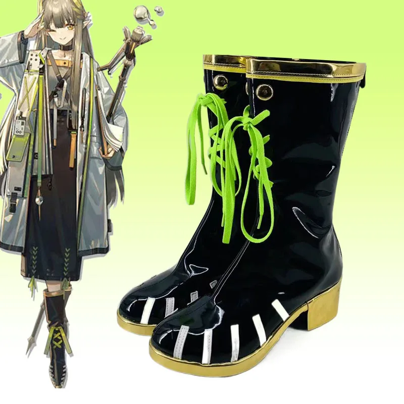 Anime Game Arknights Muelsyse Cosplay Shoes Muelsyse Anime Cos Comic Halloween For Woman Men Shoes