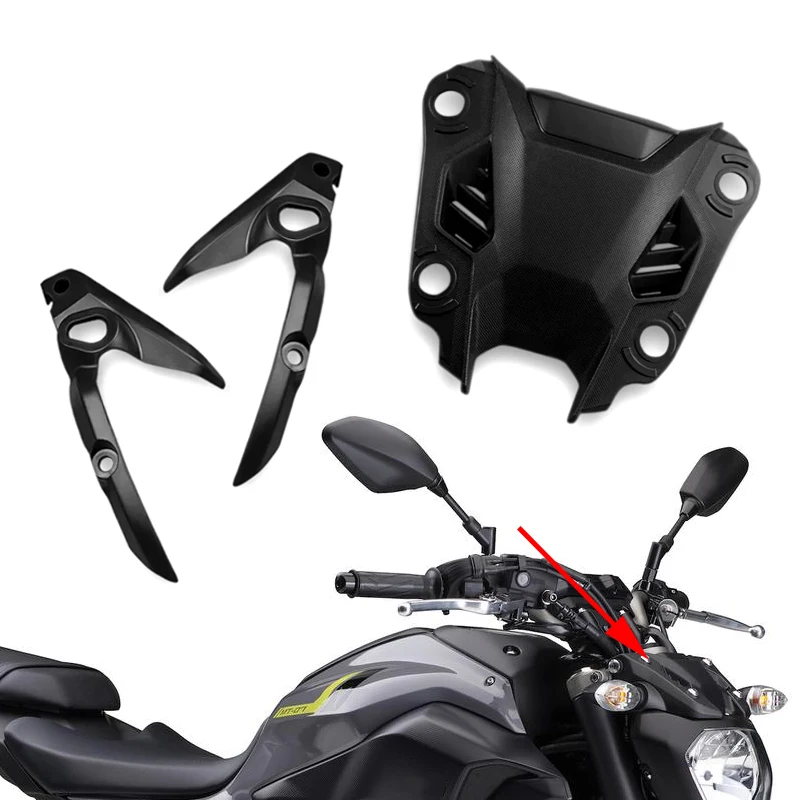 Fit For Yamaha 2012-2017 MT07 FZ07 MT-07 FZ-07 MT FZ 07 2016 Head fairings Front Headlight Cover Abs Injection Motorcycle Parts