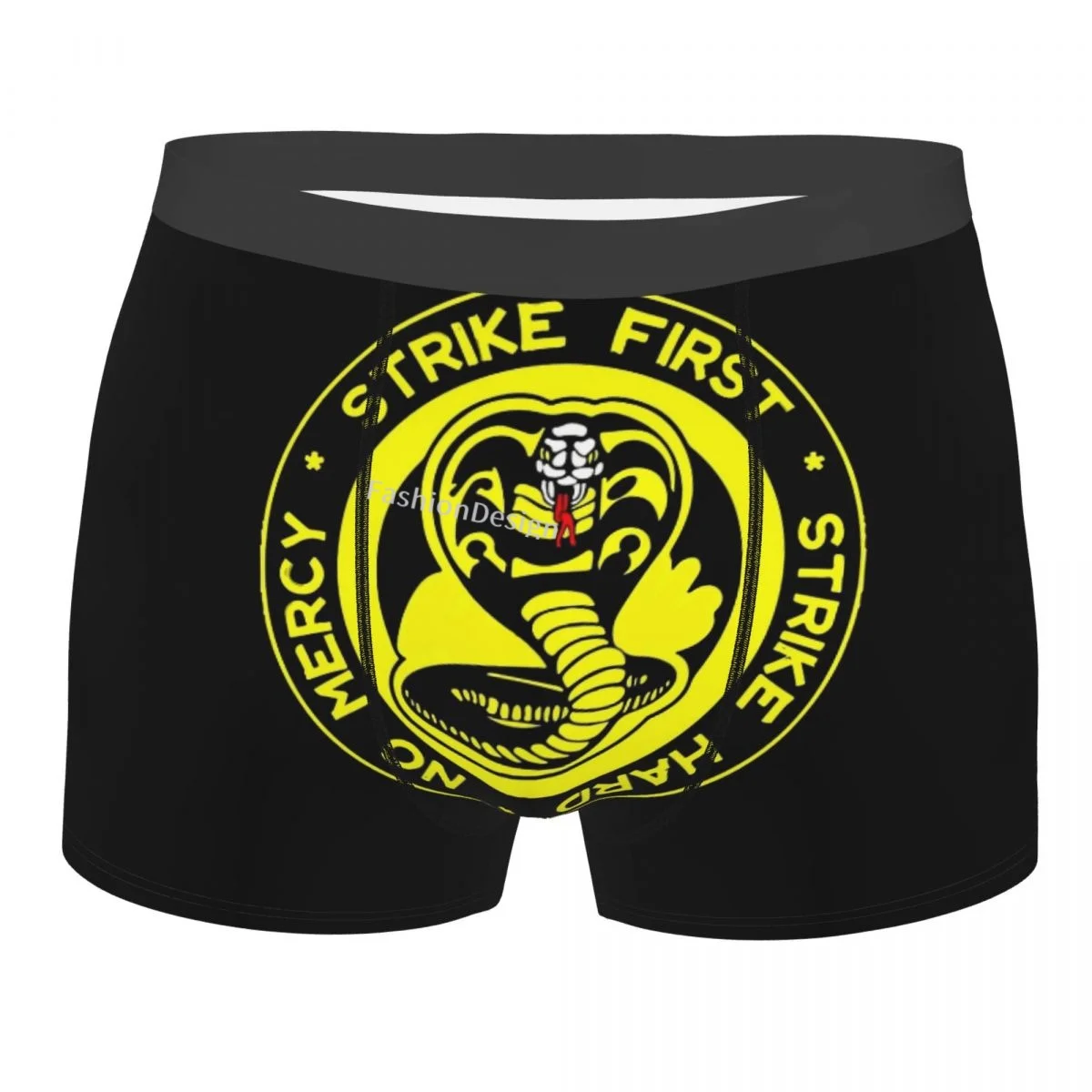 

Трусы-боксеры Cobra Kai Amanda TV Strike First мужские, дышащее нижнее белье, шорты