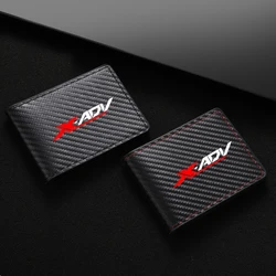 Carbon Fiber Motorcycle License Plate Bag Credit Card Holder For HONDA XADV X-ADV 750 2017 2018 2019 2020 2021 X ADV Accessories