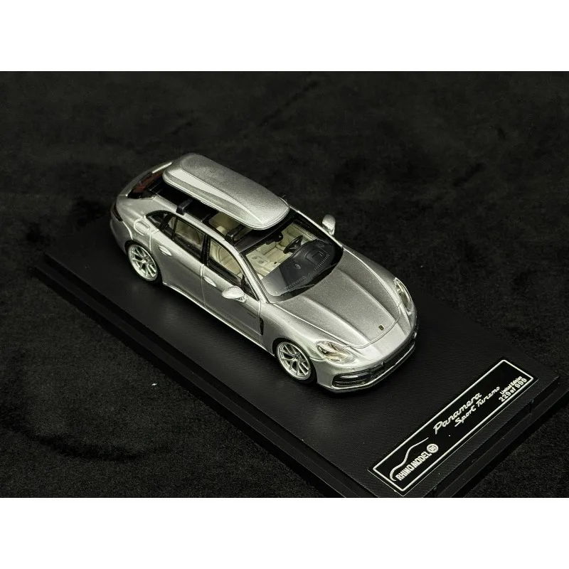 RM 1:64 Rhino Porsche Panamera Shooting Brake Hoge Detail Diecast Alloy Automodel Statisch Display Collectible Hobby Perfect Cadeau
