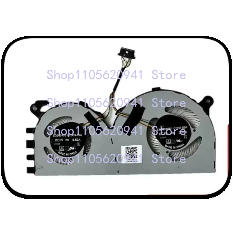 New Original For XIAOMI 13.3 air 161301-FF FC FB FN FL Metal Fan Blade EG50040S1-CD50-S9A DC5V 0.50A Laptop Heatsink Cooling Fan