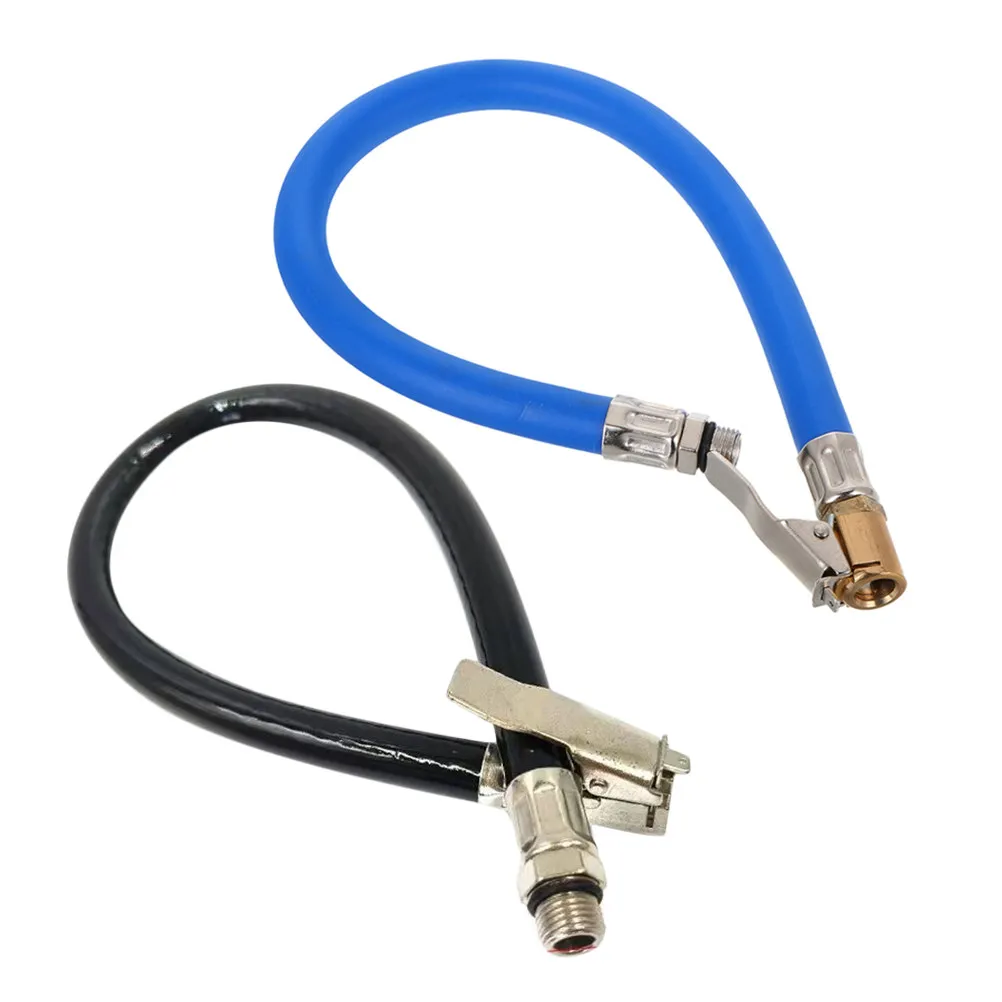 

2Pcs Reliable Tire Inflation Hose with Copper Connector Sturdy Inflator Extension Tube for Auto Motorcycle Bike Air Compressor