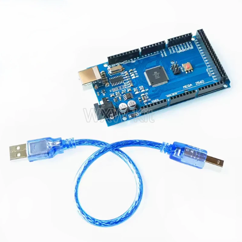 Imagem -03 - Placa de Desenvolvimento para Arduino Mega2560 Atmega16u2 Pro Mini Mega Mais Wifi r3 Chip Atmega2560 Ch340g Wemos Esp8266