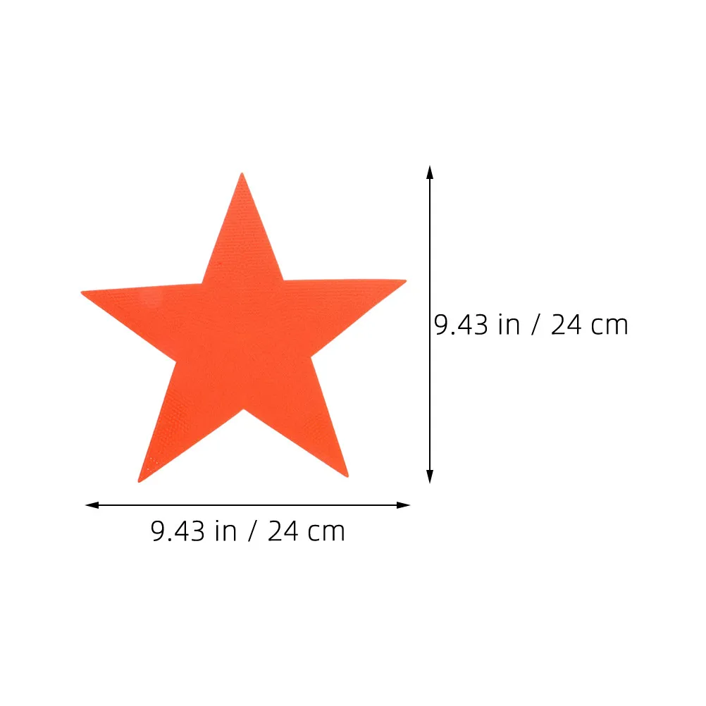 6Pcs Colorful Carpet Markers Star Design Non-Slip Floor Markers for Education Classroom Organization - view 6