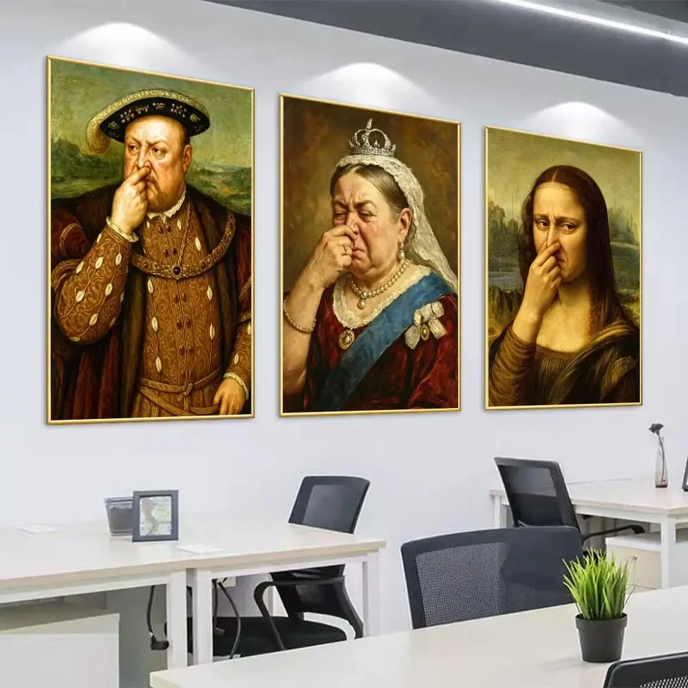 Stinky Toilet Funny Art Aesthetic Poster High Quality Dorm Living Room Wall Decoration Painting Stickers Poster