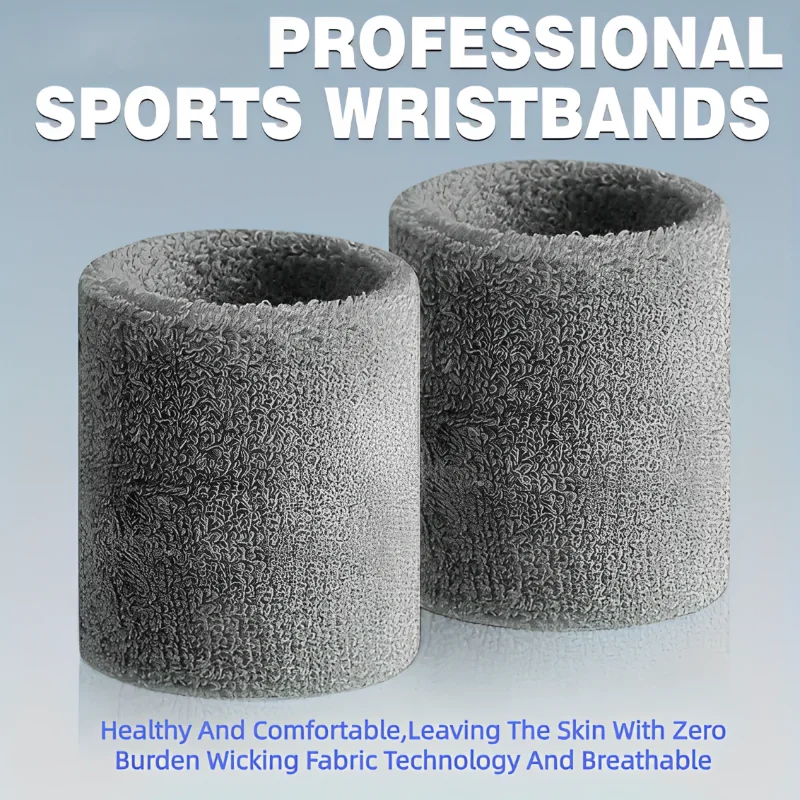 8×10CM Towel Sports Wristbands Tennis Sweat Bands Wrist Guard For Basketball Volleyball padel Fitness Sweatbands Wrap Padel Cuf