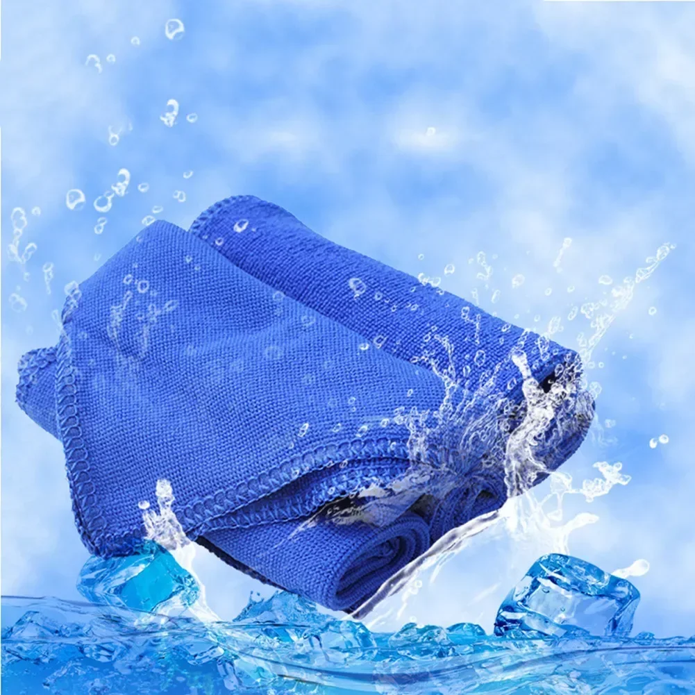 1pcs 30*30CM Blue Microfiber Car Cleaning Towels Kitchen Wash Auto  Home Cleaning Wash Clean Cloth SuperfineFiber