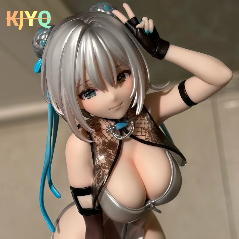 

In stock, Meimei cheongsam, cute ball head, beautiful girl, animation model, desktop ornament, chassis gift.
