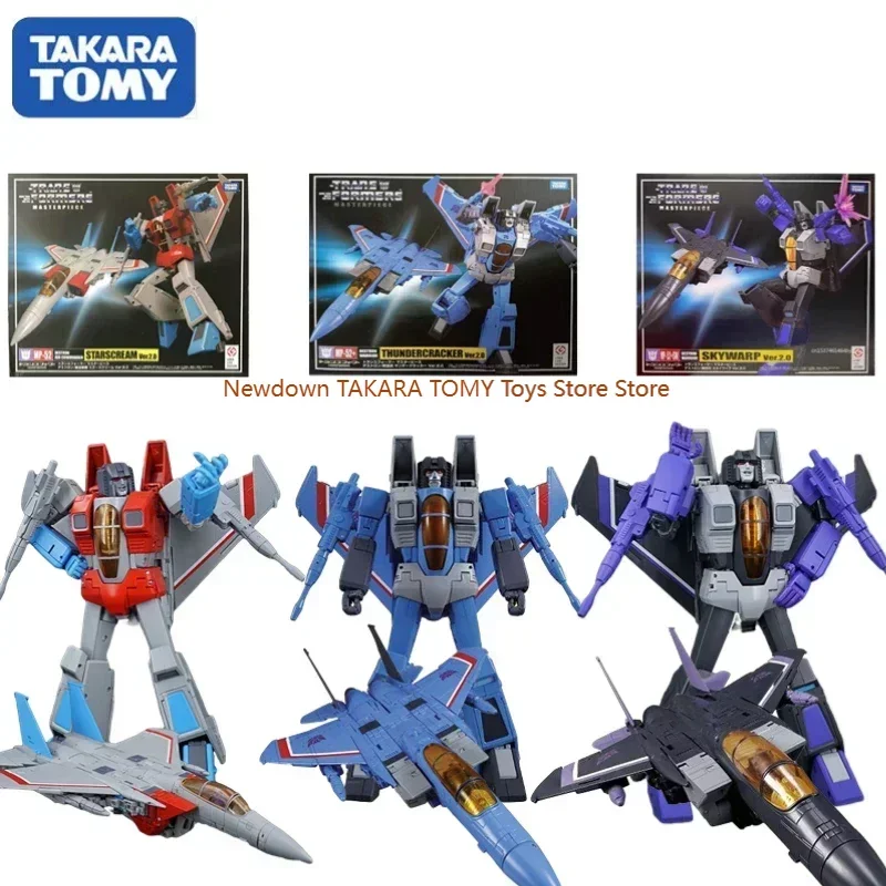 In Stock TAKARA TOMY Transformers MP52 Starscream MP52+Thundercracker MP52+SW Skywarp KO Action Figure Assembled Toy Model