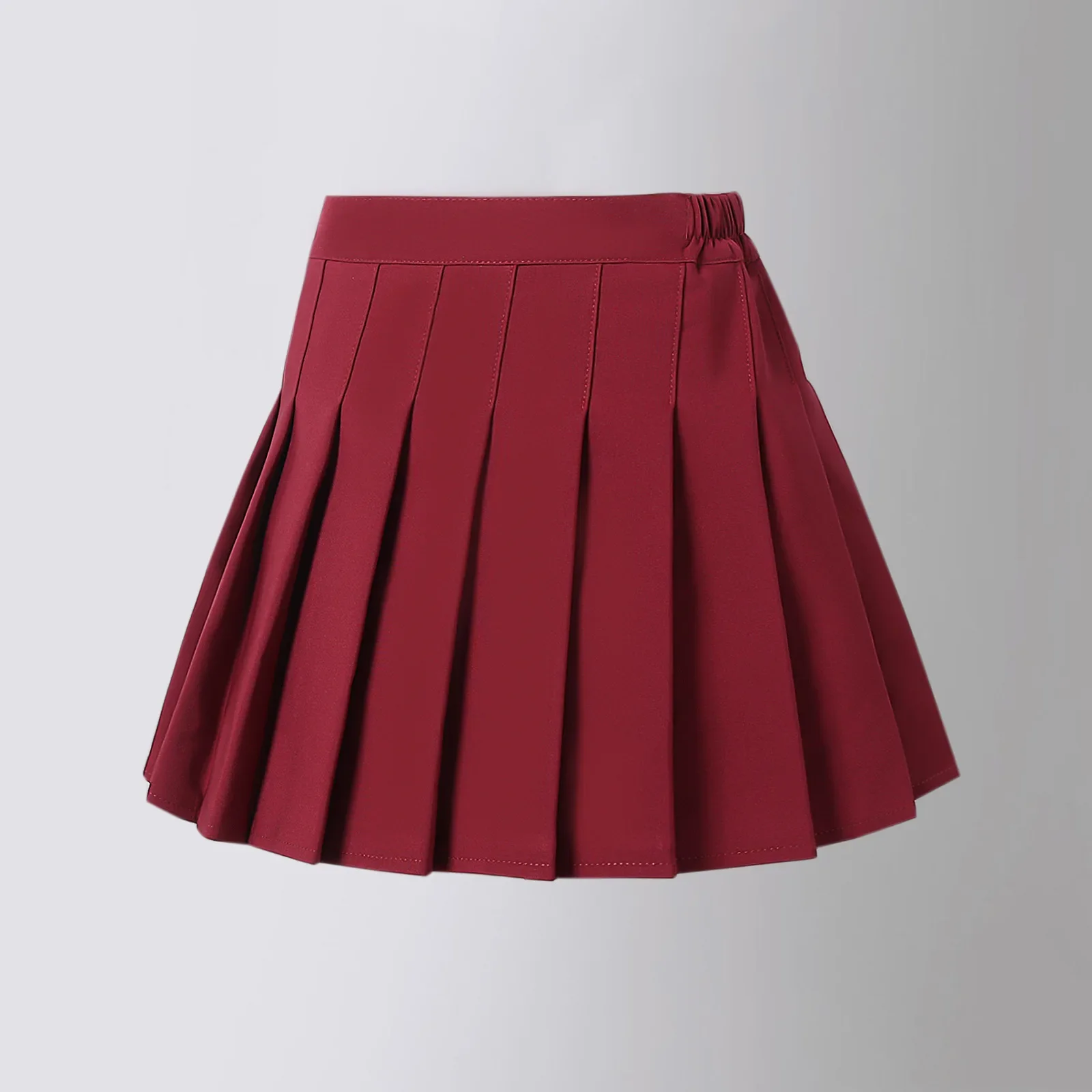 Kids Pleated Skirt Daily Solid All-match School Girls Short Skirt Casual Fashion Dance 10 12 13 Years Teenage A-line Skirt