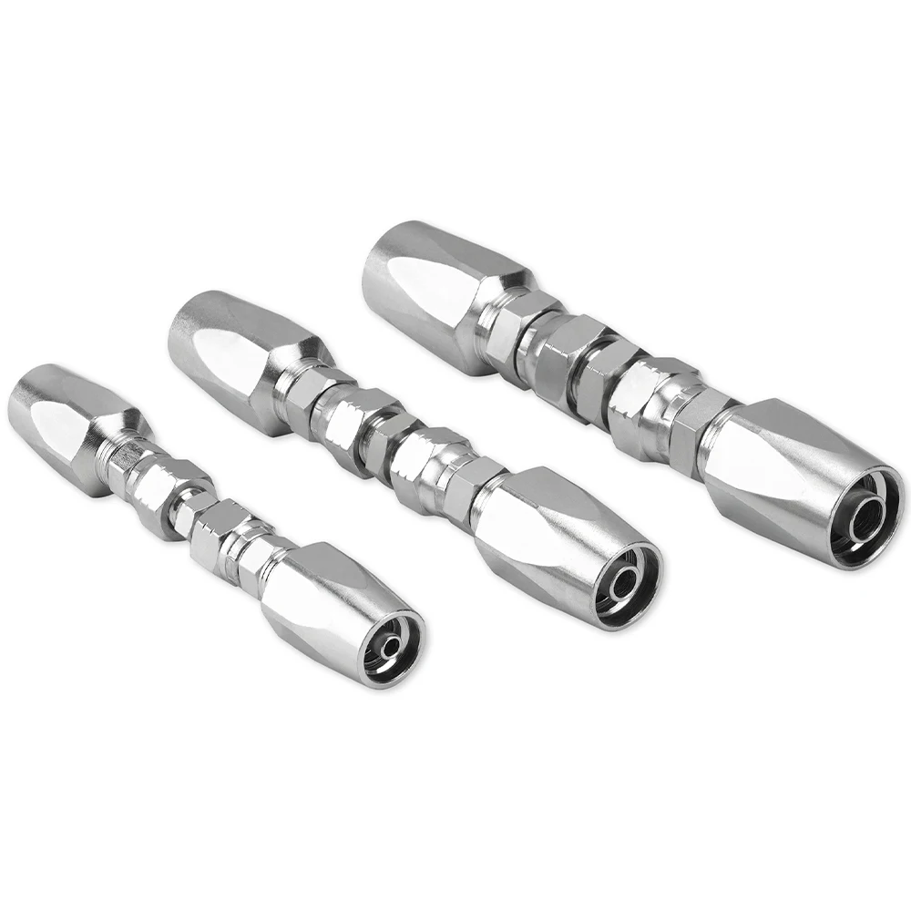 

3 Pack Hydraulic Hose Repair Kit 1/4", 3/8", 1/2" ID, Inner Diameter Reusable