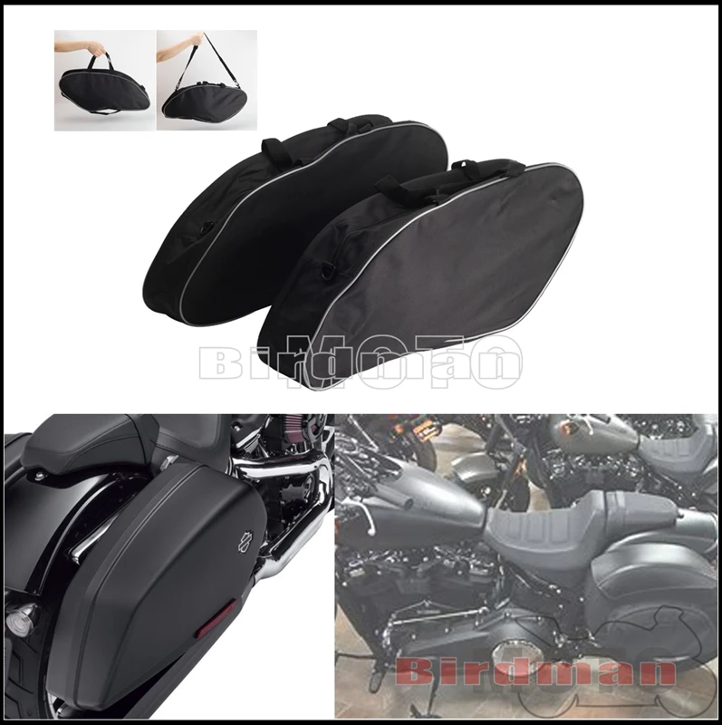 

Big Capacity Saddle Bag Luggage Rack Liner Saddlebag For Harley FLSB Softail Sport Glide 2018 2021 2020 FXLRST Low Rider ST 2022