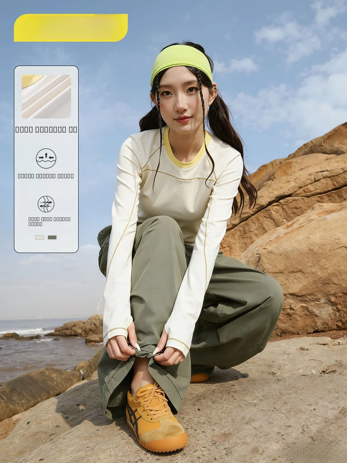 

ZEENI уличная футболка Long Sve Spor повседневная женская футболка для пешего туризма, альпинизма, комплект брюк для отдыха Qui Dry